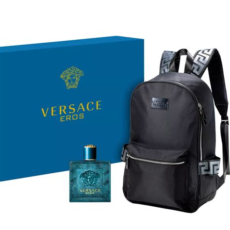 versace gift set for her|versace gift set with backpack.